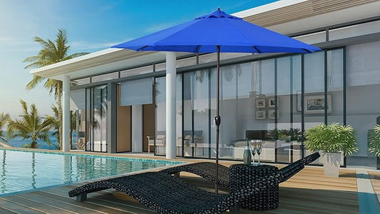 California Umbrella 9' Rd Sunbrella Aluminum Patio Umbrella