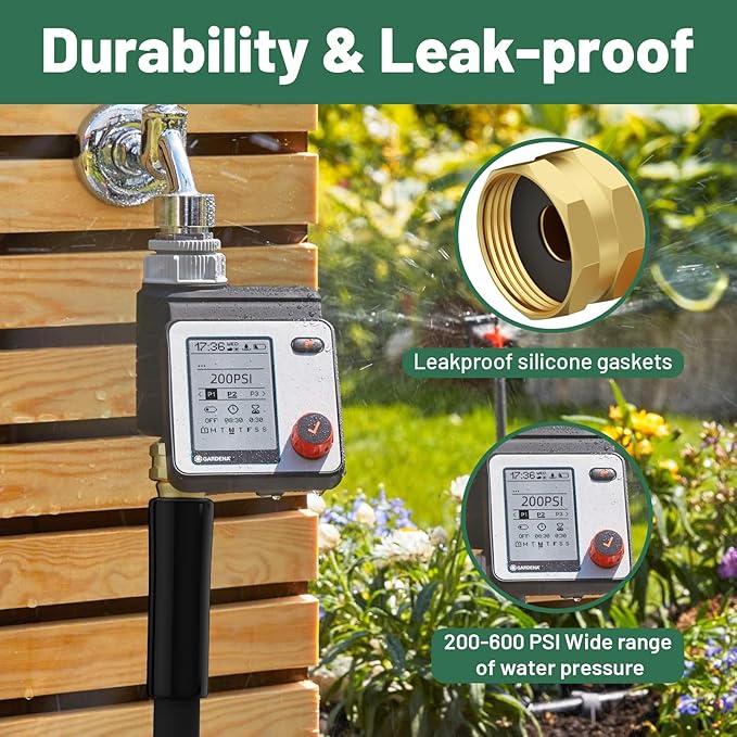 Short Garden Hose 10 ft x 5/8 in Male to Female Heavy Duty Small Water Hose Extend Connector, Lightweight Rubber Hybrid Leader Hose, Leak-Free Connections, BT10B, Black