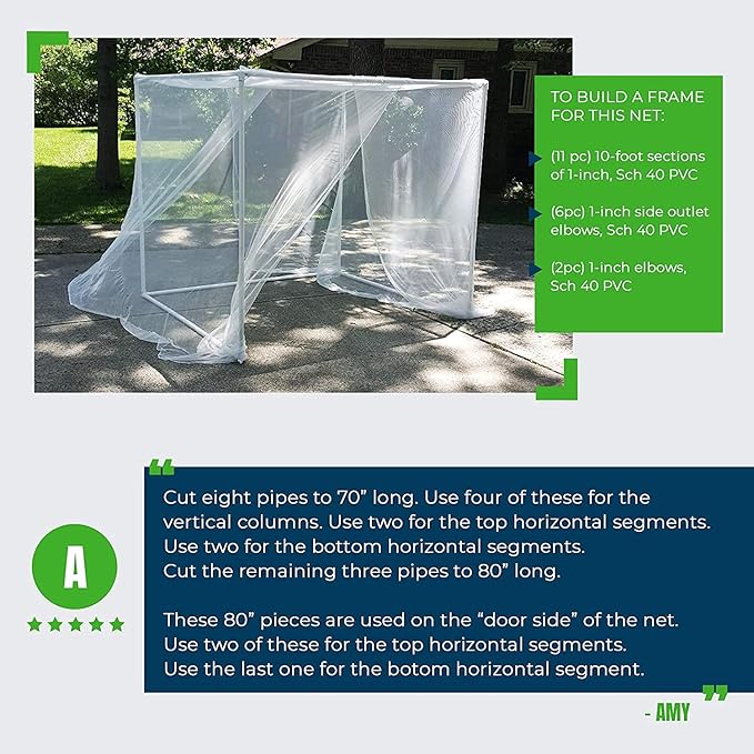 MEKKAPRO XL Garden Protection Netting, 10ft x 20ft Mesh, Insect & Bird Netting for Fruits, Vegetables & Plants