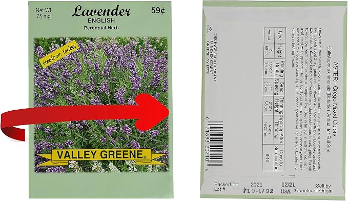 Set of 100 Flower Seed Packets! Flower Seeds in Bulk (100, Zinnia Cali Giant)