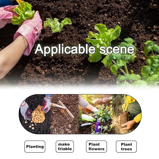 1.7"x15" Garden Auger Drill Bit for Planting Solid Shaft Bulb Auger, Heavy Duty Garden Spiral Drill Bit for Auger Post Hole Digger, 3/8” Hex Drive Drill