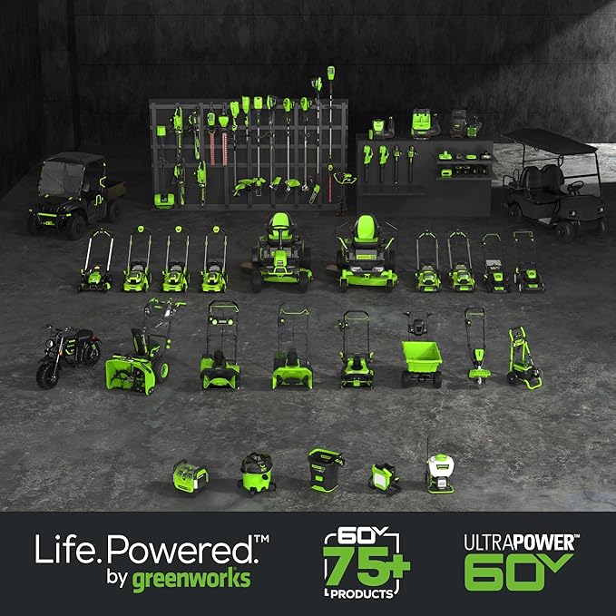 Greenworks 60v Pro 10-Inch Cordless pole Saw (only tool), 13m/s Cutting Speed, Brushless Motor, Auto Oiling