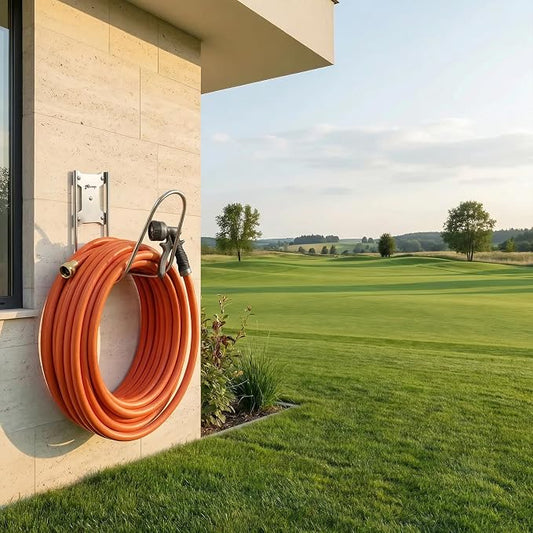 JBscoop Large Stainless Steel Hose Holder, Heavy Duty Hose Hanger (1)