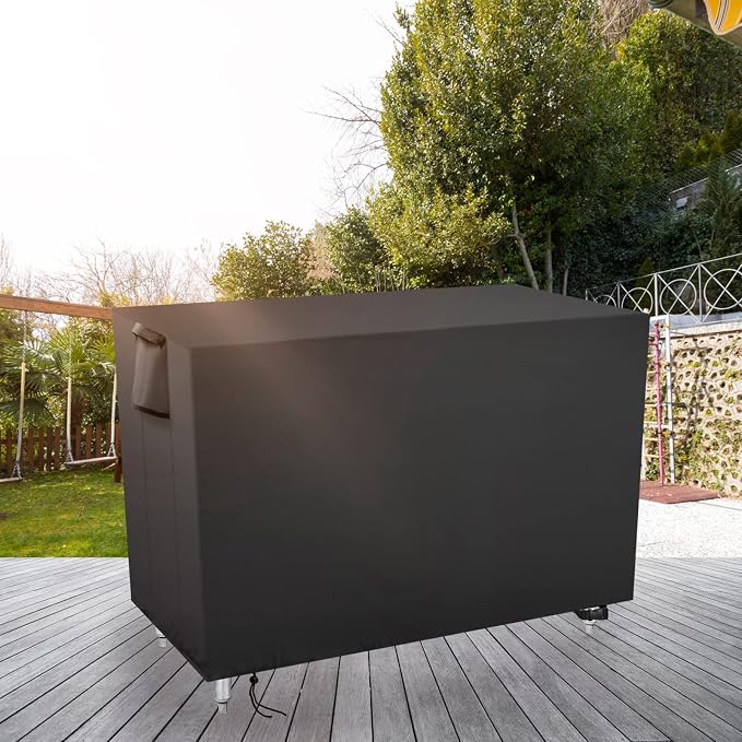 Outdoor Prep Table Cover 30 Inch, Waterproof Fadeproof UV Resistant Patio Stainless Steel Metal BBQ Table Cover All Season Protection for Outdoor Table -30 x 30 x 34 Inch