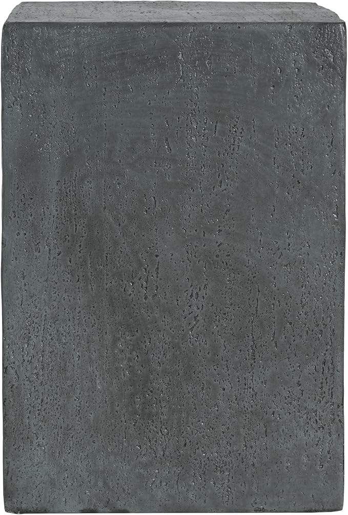 Christopher Knight Home Loire MGO Outdoor Side Table Set of 2, Concrete Indoor/Outdoor Nesting Coffee Table, Multi-Purpose Patio End Table, No Assembly, Stone Gray