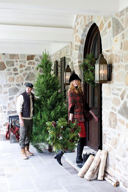 Hinkley Bingham Medium Wall Mount Outdoor Lantern - Gas Light Style, Brass, Clear Seedy Glass - Sienna Finish