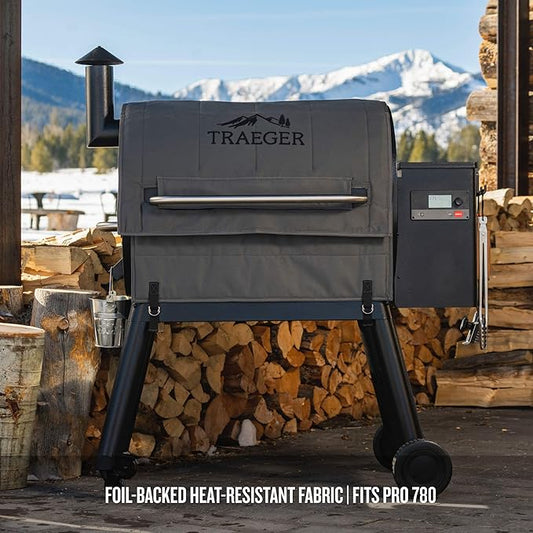 Traeger Grills BAC627 Pro 780 Insulation Blanket Grill Accessory, Grey