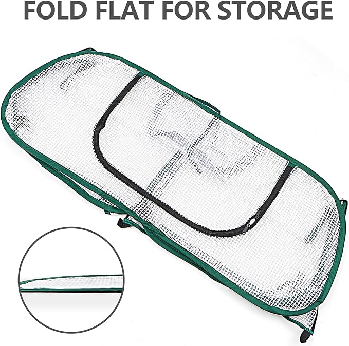 Raised Bed Cover, 45"x22"x16"(H), Garden Row Accelerator, Greenhouse, Freeze Protection Humidity Domes for Gardening Germination and Seedling Propagation