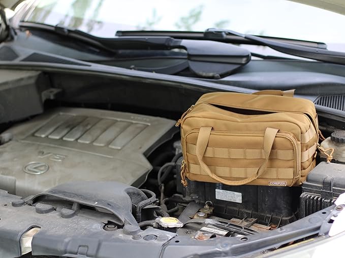 Coreflex 12-Inch Heavy Duty Tool Bag, Tactical, Gear, Range, EDC,Tool for cars, Multi-Purpose Work Bag for Mechanics, Electrician, Carpenters, Builders,Plumbers 12" X 7" X 7"