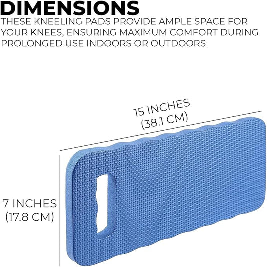 Smart Value Set of 3 Foam Kneeling Pads Perfect for Long Gardening Hours (3 Kneeling Pads Assorted Colors)