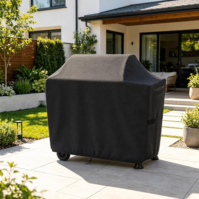 Grill Cover Compatible with Expert Grill Charcoal Grill with Wheels 24 Inch, Heavy Duty Waterproof All-Weather BBQ Cover, Fade Resistant & Tear Resistant Outdoor Protection (48" W x 25" D x 40" H)