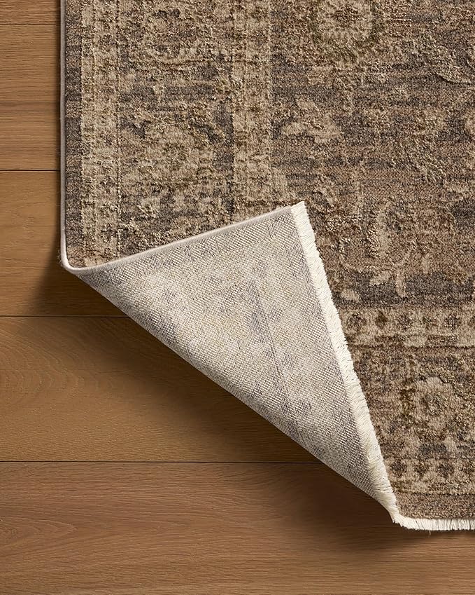 Loloi Haywood Collection HYD-02 Pebble/Charcoal 11'-6" x 15'-7" Area Rug