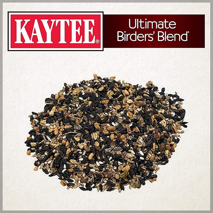 Kaytee Ultimate Birder's Blend Food,Wild Bird Seed for Grosbeaks,Cardinals,Nuthatches,Woodpeckers & More Outside Feeders,10 Pound,(Pack of 2)