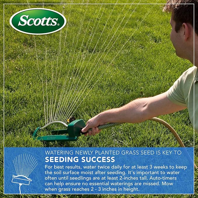 Scotts EZ Seed Patch & Repair Sun and Shade, Combination Mulch, Seed and Lawn Fertilizer, 3.75 lbs. (6-Pack)