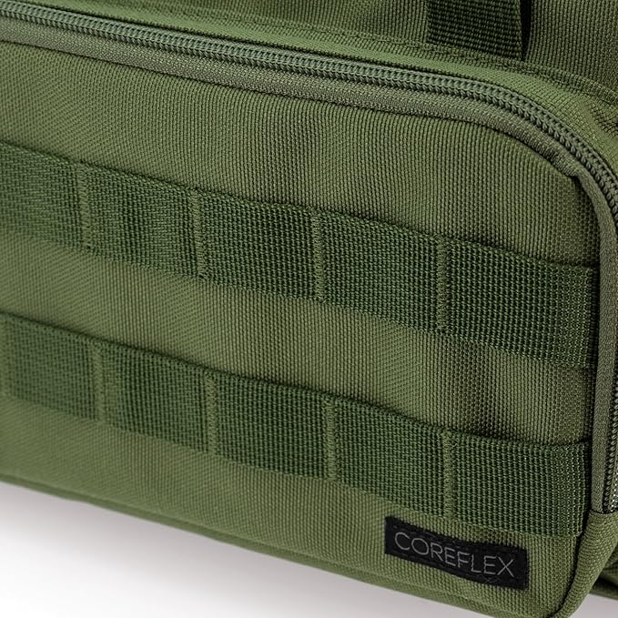 Coreflex 12-Inch Heavy Duty Tool Bag,Tactical,Gear,Range, EDC, Tool Bag for cars, Multi-Purpose Work Bag for Mechanics, Electrician, Carpenters, Builders, Plumbers (Olive Green)