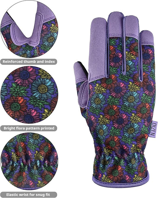 Gardening Gloves for Women and Men,Garden Gloves with Touch Screen, Thorn Proof Puncture Resistant Working Gloves, Gardening Gifts for Women, Size Large