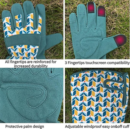 Long Gardening Garden Gloves,Thorn-proof&Puncture Resistance Rose Cactus Gauntlet Glove for Gardener,Gifts
