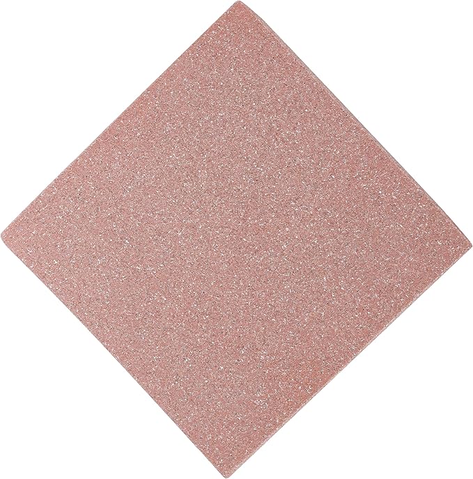 JONATHAN Y TBL1104C Adrian 20.75" Contemporary Minimalist Square Indoor/Outdoor Accent Table Modern, Mid-Century, Art Deco, Contemporary, Patio, Garden, Bathroom, Living Room, Pink Terrazzo Finish