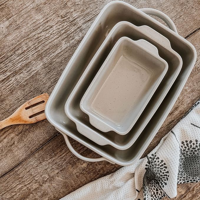 Mora 9x13in Deep Porcelain Baking Dish - Oven to Table, Freezer Safe