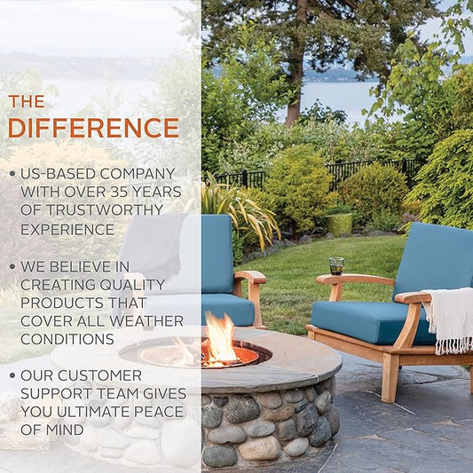 Classic Accessories Ravenna Water-Resistant 72 x 21 x 3 Inch Patio Chaise Lounge Cushion, Dark Taupe, Patio Cushion