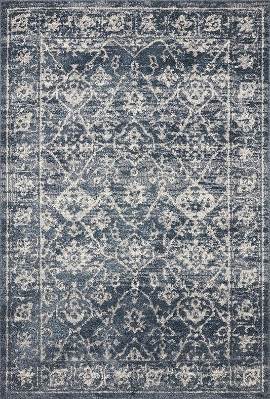 Loloi Magnolia Home by Joanna Gaines Gigi Collection GIG-02 Navy/Stone 2'-7" x 7'-6" Runner Rug
