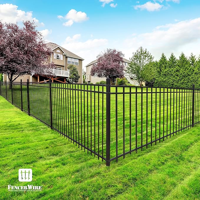 Fencer Wire Heavy Duty Garden Fence Hardware Kit, Metal Gate Lock and Latch for Outdoor Fence Barrier, Fencing Border Accessories