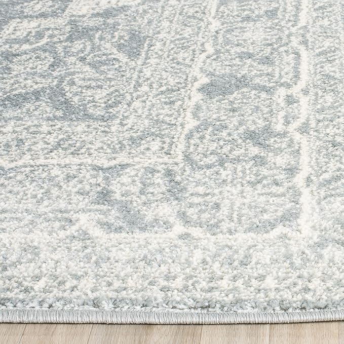 SAFAVIEH Adirondack Collection Accent Rug - 3' x 5', Slate & Ivory, Oriental Medallion Design, Non-Shedding & Easy Care, Ideal for High Traffic Areas in Entryway, Living Room, Bedroom (ADR108T)