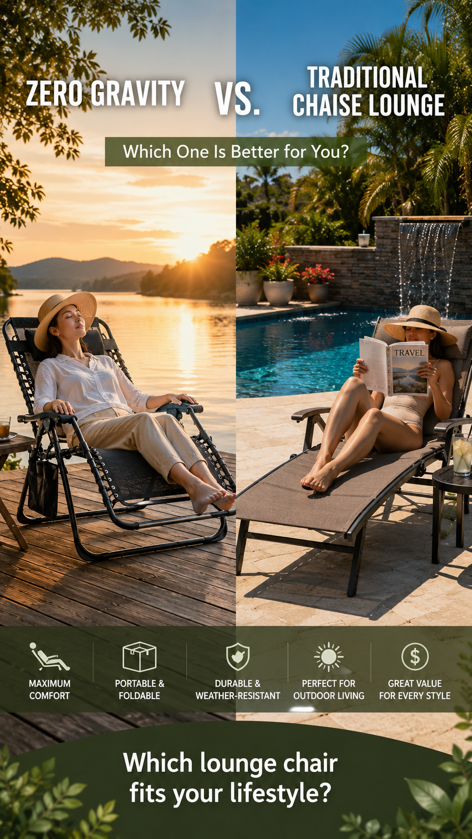 Zero Gravity vs. Traditional Chaise Lounge: Which Is Better?