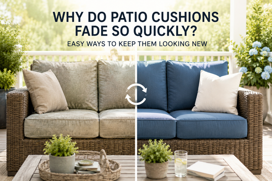 Why Do Patio Cushions Fade So Quickly? Easy Ways to Keep Them Looking New