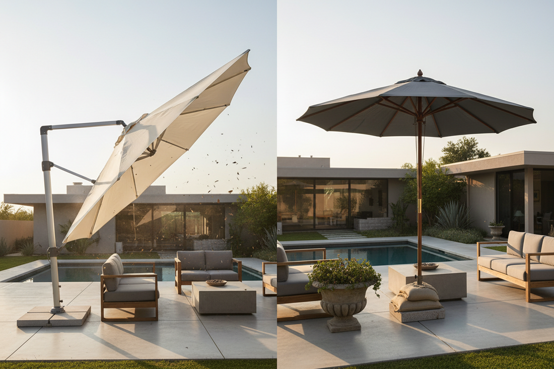 Cantilever vs Market Umbrella: Which Is Better for Wind?