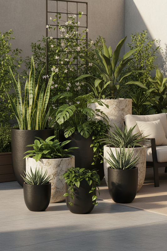 Why Resin Planter Pots Are Better Than Ceramic Pots for Outdoor Use
