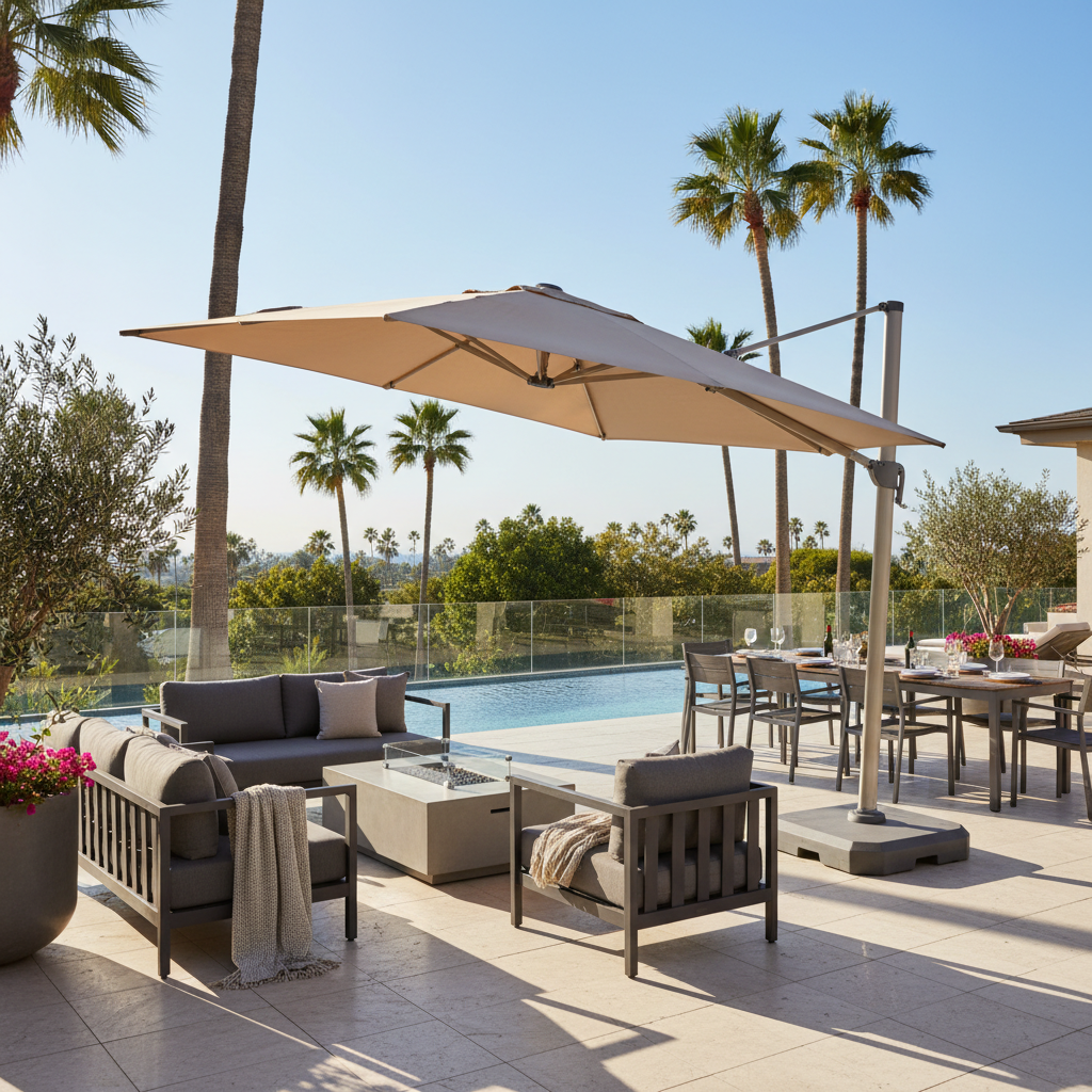 Best Patio Umbrellas for Wind and Sun in 2026 (Buyer’s Guide)