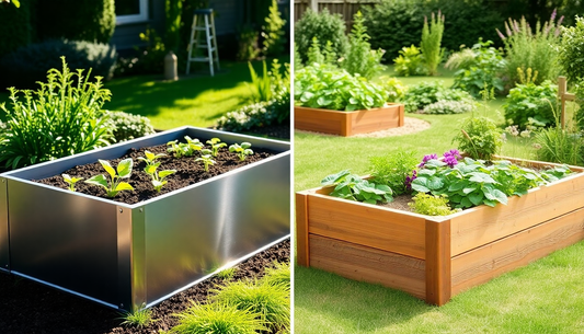 Metal vs Wood Raised Garden Beds – Which One Should You Choose?