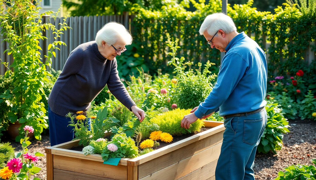 Best Raised Garden Bed Height for Seniors Over 60