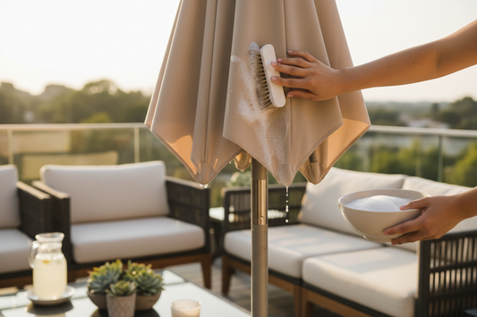 How to Clean a Patio Umbrella Without Damaging the Fabric