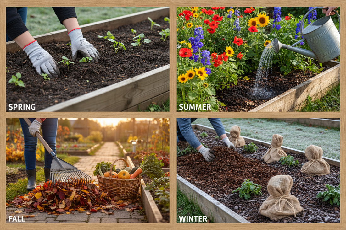 Seasonal Gardening Tips: How to Prepare Your Garden for Spring, Summer, Fall & Winter