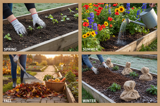 Seasonal Gardening Tips: How to Prepare Your Garden for Spring, Summer, Fall & Winter