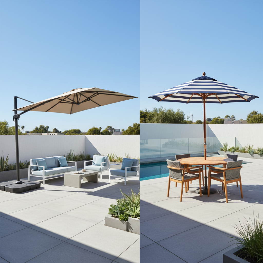 Cantilever vs Market Patio Umbrella: Which One is Better?