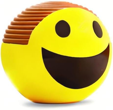 Chia Pet Emoji Smiley with Seed Pack, Decorative Pottery Planter, Easy to Do and Fun to Grow, Novelty Gift, Perfect for Any Occasion