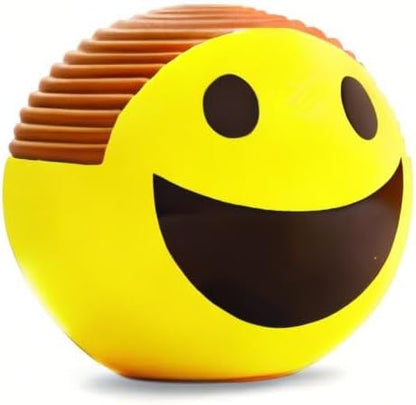 Chia Pet Emoji Smiley with Seed Pack, Decorative Pottery Planter, Easy to Do and Fun to Grow, Novelty Gift, Perfect for Any Occasion