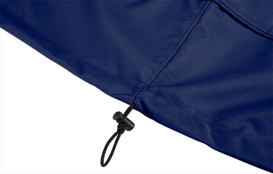 Eevelle Meridian Patio Oval Table Cover with Marine Grade Fabric - Waterproof Outdoor Table Cover - Furniture Set Covers for Dining Table - Easy to Install - (25" H x 72" L x 42" W, Navy)