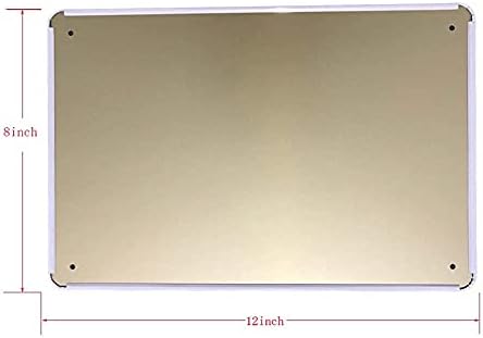 Retro Metal Tin Sign Wall Decoration with American Flag Pattern, Used for Bar Home Living Room Decoration 12 X 8 Inches
