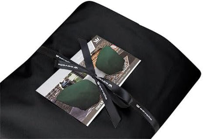 Eevelle Meridian Patio Oval Table Cover with Marine Grade Fabric - Waterproof Outdoor Table Cover - Furniture Set Covers for Dining Table - Easy to Install - (25" H x 66" L x 38" W, Black)
