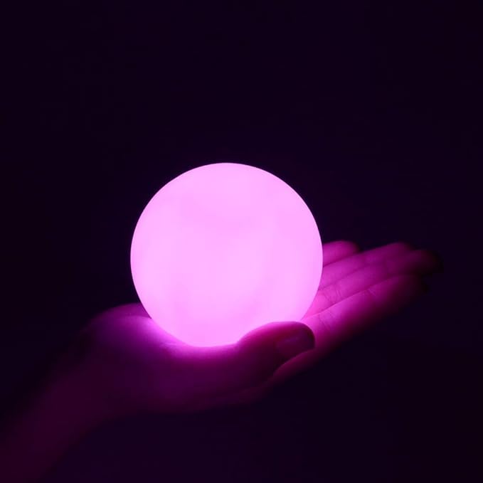 YESIE 4Packs Rechargeable Pool Lights, 3-Inch LED Orb Lamp,Fast Charging, 12hrs Working Time,Remote Control, 3 Timer, 16 Colors Ball, Inground Swimming Pools Accessories, Christmas Decoration