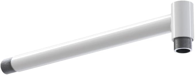 Steel Lighting Co. Topanga Barn Light | Outdoor Wall Mounted | Farmhouse Garage Light Made in America | 14 inch Dome | 11 inch Straight Arm | White Exterior/White Interior