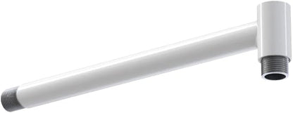 Steel Lighting Co. Topanga Barn Light | Outdoor Wall Mounted | Farmhouse Garage Light Made in America | 14 inch Dome | 11 inch Straight Arm | White Exterior/White Interior