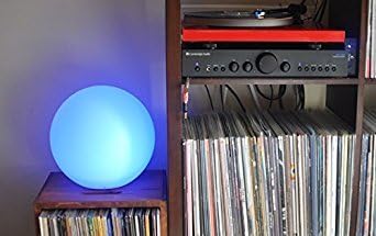 Mr.Go 10-inch LED Ball Light and 16-inch LED Cube Light Bundle, Rechargeable, Remote Control, Dimmable 16 RGB Colors 4 Modes, Waterproof, Great as Night Light Mood Lamp Ambient Lighting Decorations