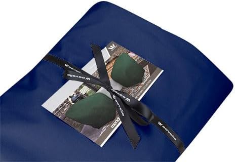 Eevelle Meridian Patio Oval Table Cover with Marine Grade Fabric - Waterproof Outdoor Table Cover - Furniture Set Covers for Dining Table - Easy to Install - (25" H x 72" L x 42" W, Navy)