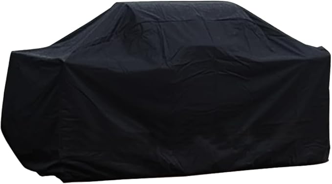 Stone Patio Grill Island Cover Waterproof 110 Inch Outdoor Kitchen Island BBQ Grill Cover for Heavy Duty Stainless Steel Outdoor Kitchen Set