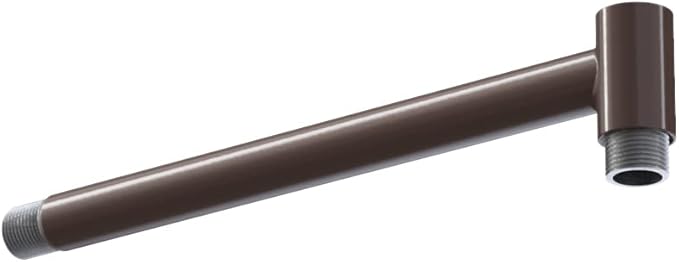 Steel Lighting Co. Topanga Barn Light | Outdoor Wall Mounted | Farmhouse Garage Light Made in America | 14 inch Dome | 11 inch Straight Arm | Dark Bronze Exterior/White Interior